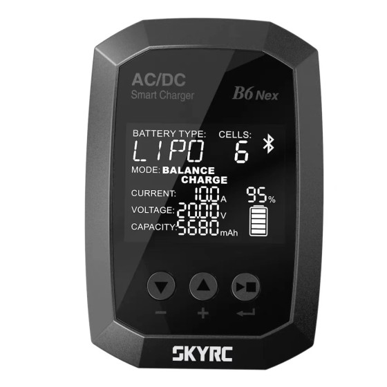 Hot Sales SKYRC B6NEX 200W Smart Balance Charger with Built-in and Mobile APP Control for RC Drone Battery Charger